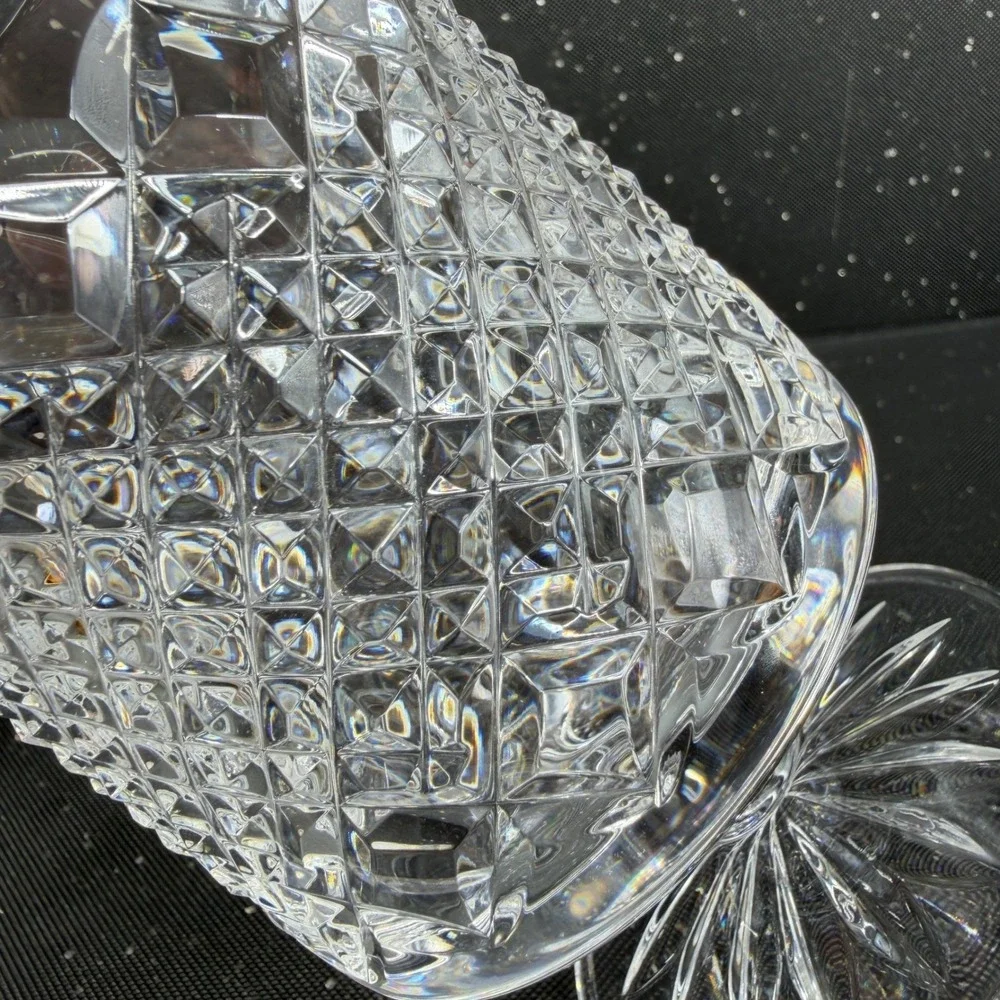 Waterford Crystal Castle Nore Vase Large Footed Goblet Cup Centerpiece 6 Inch